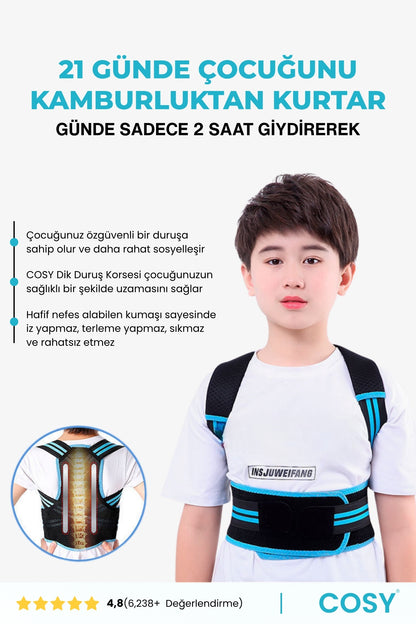 Kamburluk Önleyici Duruş Düzeltici - Premium Sırt Korsesi